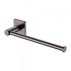 Sansa Hand Towel Rail / Toilet Roll Holder, Gun Metal